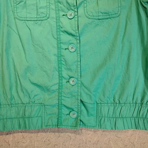 Maurices Women's Long  Sleeve Turquoise Button Up Jacket in Size Medium - Picture 3 of 11